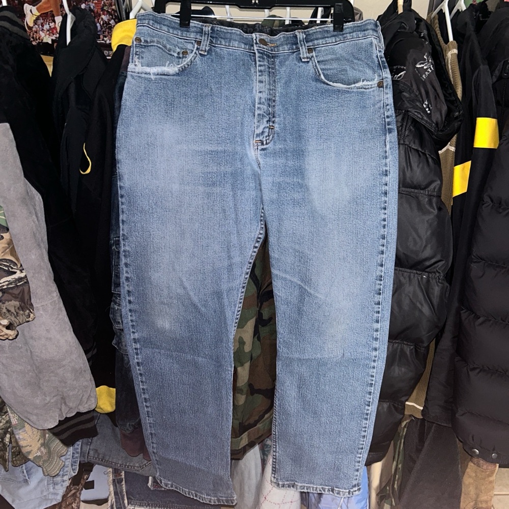 Vintage Wrangler Straight Leg Jeans Mens 34x29 Y2K